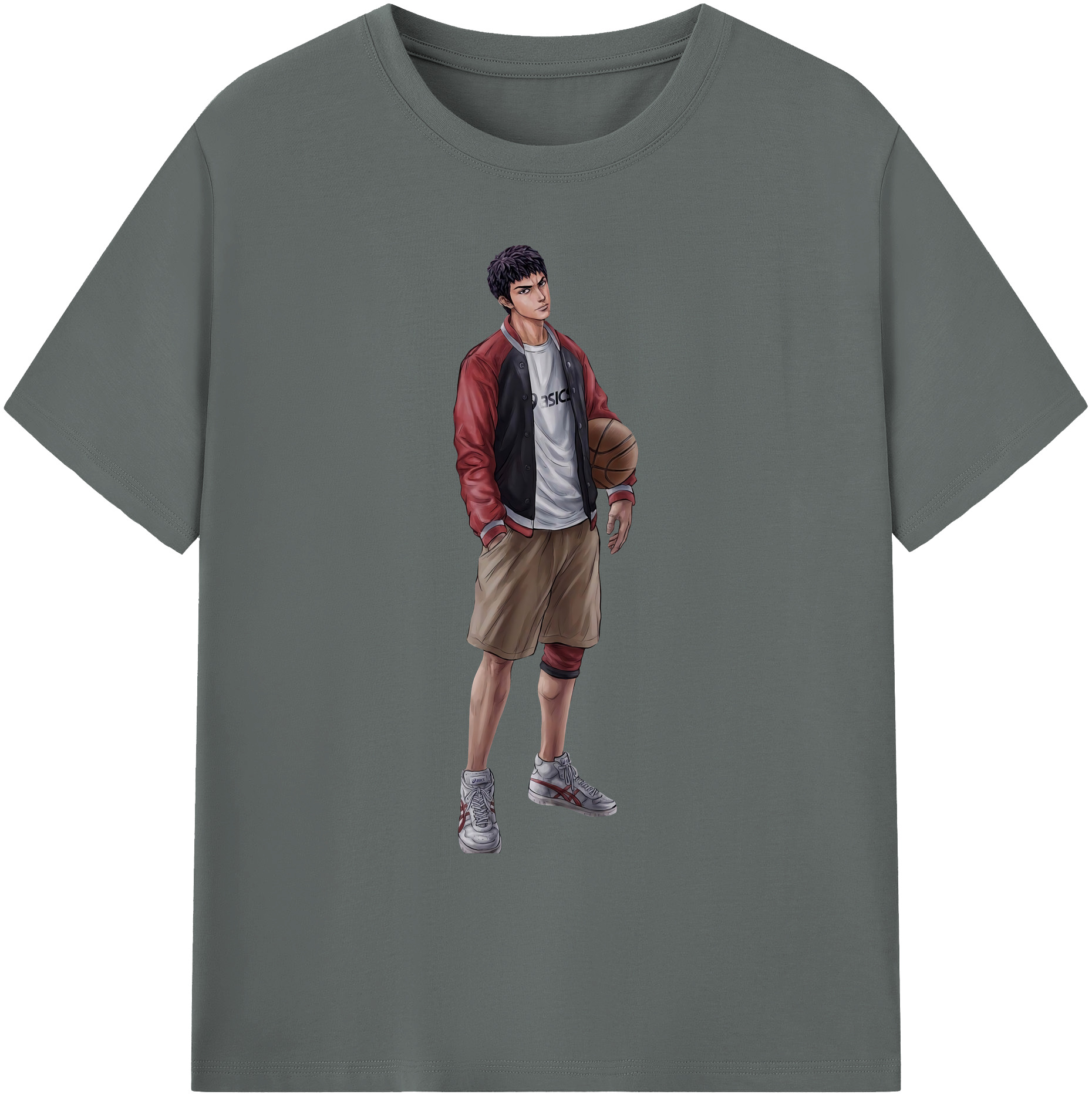 （画像用） SLAM DUNK／スラムダンク 綿100％ メンズ半袖Tシャツ｜肌触りやわらか＆通気性